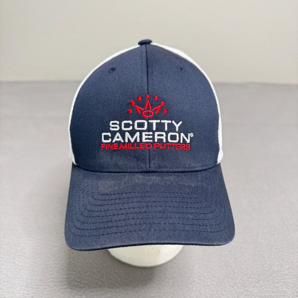 Scotty Cameron Trucker Hat Mens Navy Blue White Mesh Golf Snapback‎ Cap